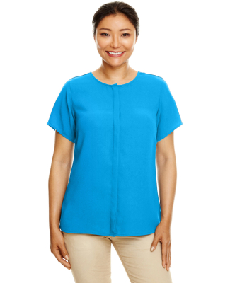 Devon and Jones DP612W Ladies' Perfect Fit™  Sho in Ocean blue