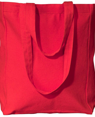 Liberty Bags 8861 10 Ounce Gusseted Cotton Canvas  in Red