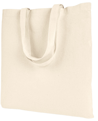 Liberty Bags 8502 BRANSON BARGAIN CANVAS TOTE in Natural