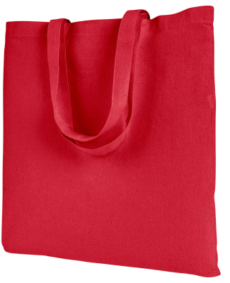 Liberty Bags 8502 BRANSON BARGAIN CANVAS TOTE in Red