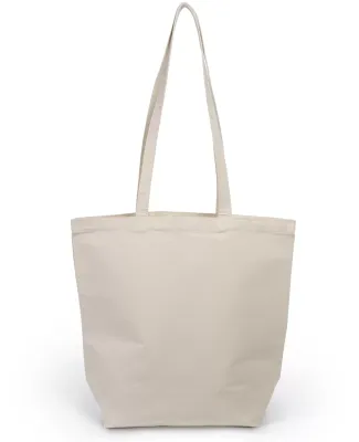 Liberty Bags 8866 Large Gusseted Cotton Canvas Tot NATURAL