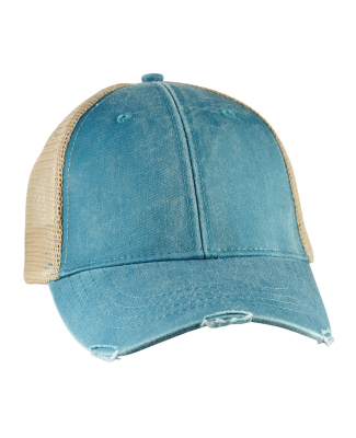 Ollie Cap in Teal/ tan