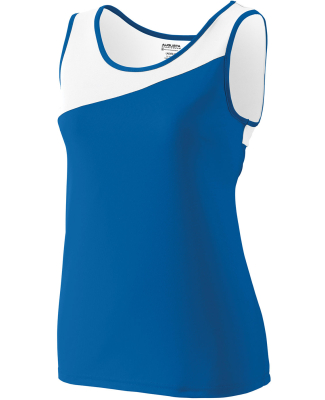 Augusta Sportswear 354 Women's Accelerate Jersey in Royal/ white