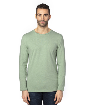 Threadfast Apparel 100LS Unisex Ultimate Long-Slee in Army Heather
