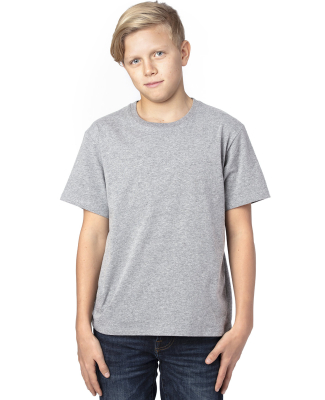 Threadfast Apparel 600A Youth Ultimate T-Shirt in Heather grey