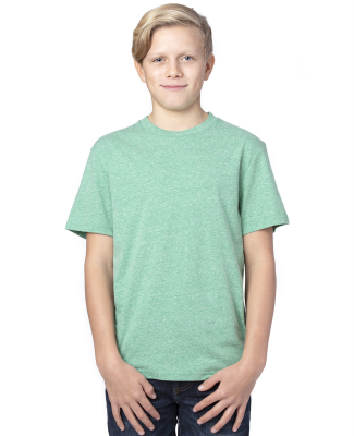 Threadfast Apparel 602A Youth Triblend T-Shirt in Green triblend