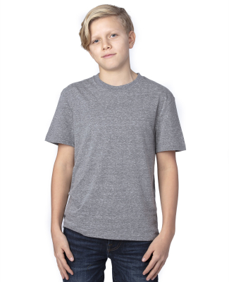 Threadfast Apparel 602A Youth Triblend T-Shirt in Grey triblend