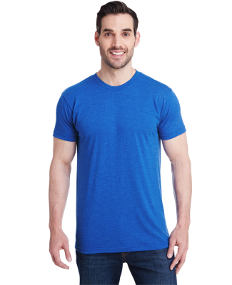 Bayside Apparel 5710 Unisex Triblend T-Shirt in Tri royal blue