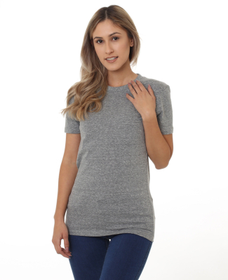 Bayside Apparel 5810 Women's USA-Made Tri-Blend Sh in Tri athletic grey