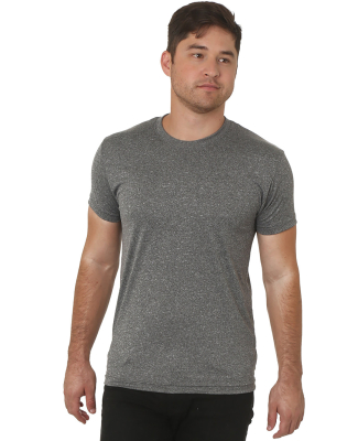 Bayside Apparel 5300 USA-Made Performance Tee in Cationic Charcoal