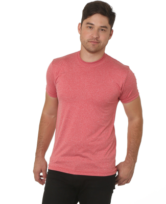 Bayside Apparel 5300 USA-Made Performance Tee in Cationic red