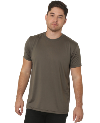 Bayside Apparel 5300 USA-Made Performance Tee in Military Green