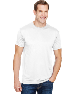 Bayside Apparel 5300 USA-Made Performance Tee in White