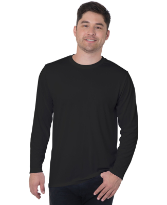Bayside Apparel 5360 USA-Made Long Sleeve Performa in Black