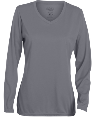 Augusta Sportswear 1788 Women's Long Sleeve Wickin in Graphite