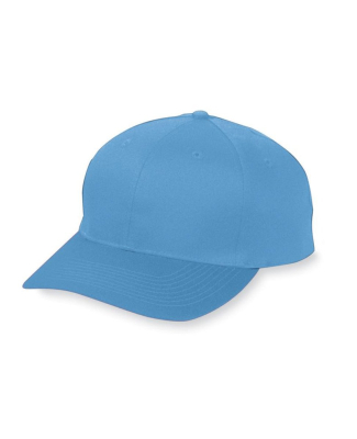 Augusta Sportswear 6206 Youth Six-Panel Cotton Twi in Columbia blue