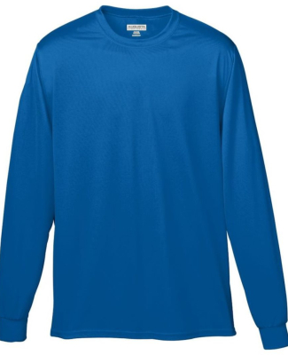 Augusta Sportswear 789 Youth Wicking Long Sleeve T in Royal