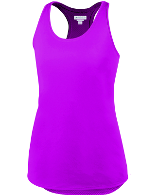 Augusta Sportswear 2434 Women's Sojourner Tank in Power pink