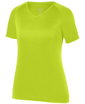 Augusta Sportswear 2793 Girls Attain Wicking Shirt in Lime