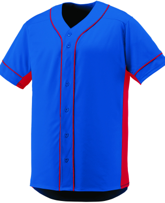 Augusta Sportswear 1660 Slugger Jersey in Royal/ red