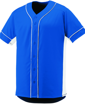 Augusta Sportswear 1660 Slugger Jersey in Royal/ white
