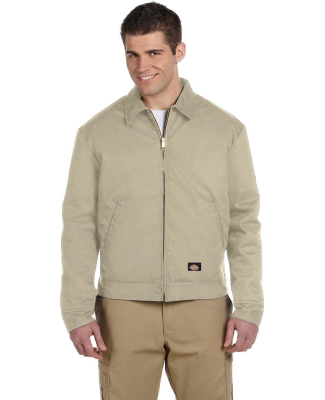 TJ15 Dickies Eisenhower Classic Lined Jacket in Khaki