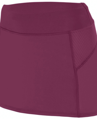 Augusta Sportswear 2420 Women's Femfit Skort in Maroon