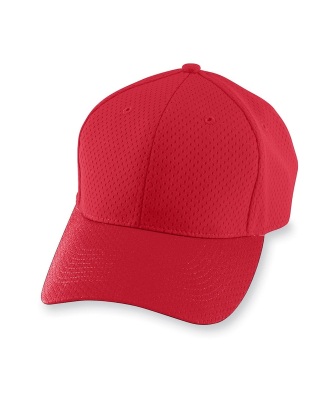 Augusta Sportswear 6236 Youth Athletic Mesh Cap in Red
