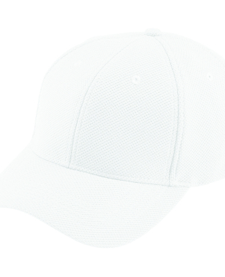 Augusta Sportswear 6265 Adjustable Wicking Mesh Ca in White