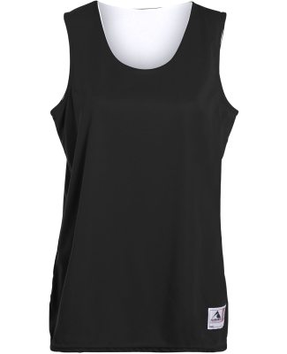 Augusta Sportswear 147 Women's Reversible Wicking  in Black/ white