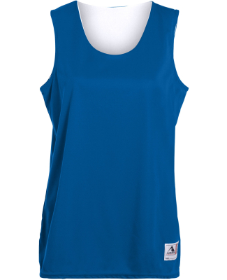 Augusta Sportswear 147 Women's Reversible Wicking  in Royal/ white