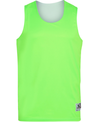Augusta Sportswear 5023 Youth Reversible Wicking T in Lime/ white