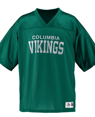 Augusta Sportswear 258 Youth Stadium Replica Jerse in Dark green