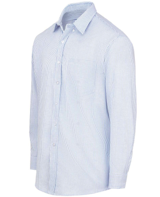 SS36 Dickies Long Sleeve Button Down Oxford in Blue stripe
