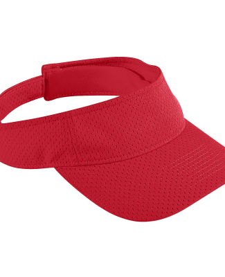 Augusta Sportswear 6227 Athletic Mesh Visor in Red