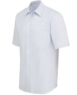 SS46 Dickies Short Sleeve Button Down Oxford in Blue stripe