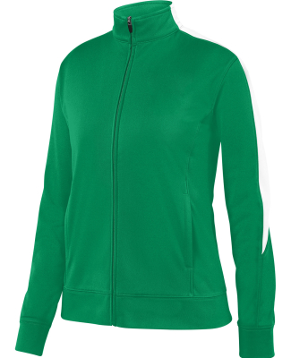 Augusta Sportswear 4397 Ladies Medalist Jacket 2.0 in Kelly/ white