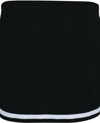 Augusta Sportswear 9125 Women's Energy Skirt in Black/ white