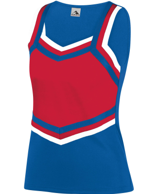 Augusta Sportswear 9141 Girl's Pike Shell in Royal/ red/ white