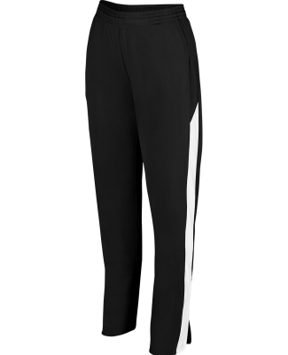 Augusta Sportswear 7762 Women's Medalist Pant 2.0 in Black/ white