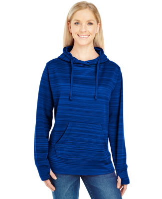 J America 8662 Women's Odyssey Striped Performance in Sapphire