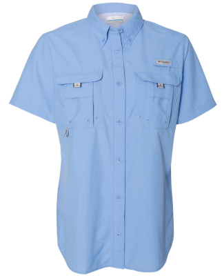 Columbia Sportswear 7313 Ladies' Bahama™ Short-S in White cap blue