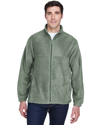 Harriton M990 Men's 8 oz. Full-Zip Fleece in Dill
