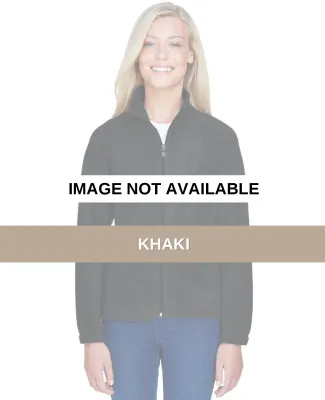 Harriton M990W Ladies' 8 oz. Full-Zip Fleece Khaki