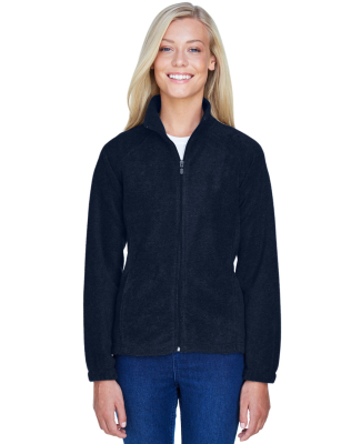 Harriton M990W Ladies' 8 oz. Full-Zip Fleece in Navy
