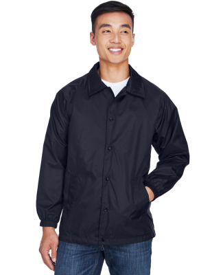 Harriton M775 Adult Nylon Staff Jacket in Navy