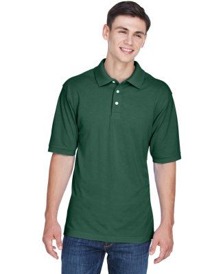 Harriton M265 Men's 5.6 oz. Easy Blend™ Polo in Hunter