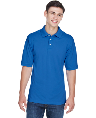 Harriton M265 Men's 5.6 oz. Easy Blend™ Polo in True royal