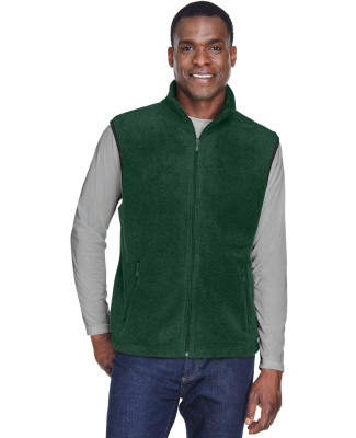 Harriton M985 Adult 8 oz. Fleece Vest in Hunter