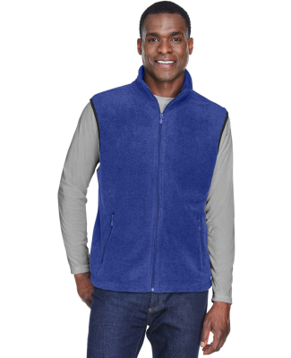 Harriton M985 Adult 8 oz. Fleece Vest in True royal